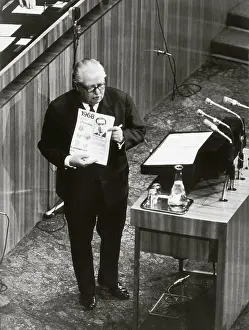 Pittermann: Bruno Pittermann during a speech at parliament