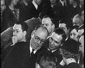 Lindberghs: Bruno Richard Hauptmann Speaking To Attorney