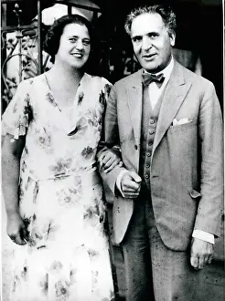 Symphonies: Bruno Walter, German conductor, and his wife