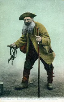 Brockenhurst: Brusher Mills - New Forest Snake Catcher, Hampshire