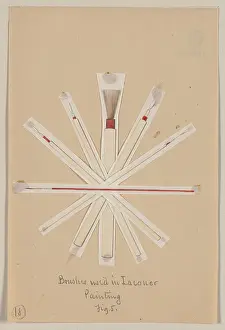 Lacquer: Brushes used in lacquer painting, fig. 5