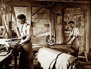 Brushing: Brushing, leather production