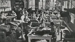 Benevolence: Brushmaker's Shop at Barnardo's Home, Stepney Causeway
