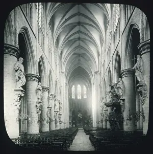 Vaulting: Brussels - Cathedral - circa 1900