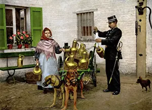 Cans: Brussels Milkmaid, 1890-1900