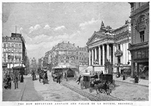 Anspach: BRUSSELS STREET SCENE