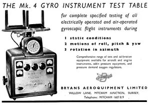 Bryans: Bryans Aeroquipment Gyro Instrument Test Table