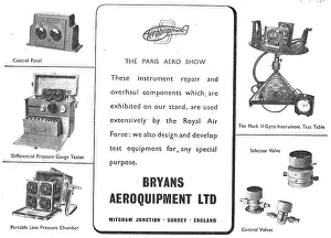 Bryans: Bryans Aeroquipment Instrument & Component Test Equipment