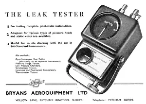 Bryans: Bryans Aeroquipment Pitot Static Leak Tester