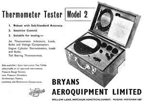 Bryans: Bryans Aeroquipment - Thermometer Tester Model 2. 1950