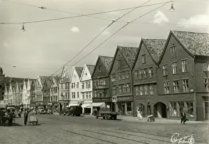 Bryggen: Bryggen in Bergen - Norway