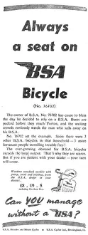B.s.a: BSA Bicycles