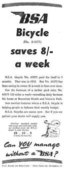 B.s.a: BSA Bicycles