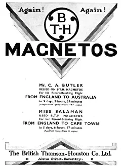 Magnetos: BTH Aero Engine Magnetos - Butler Australia