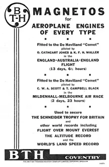 Magnetos: BTH Aero Engine Magnetos - DH Comet