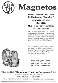 Magnetos: BTH Aero Engine Magnetos Fitted To R100's Condor Engines