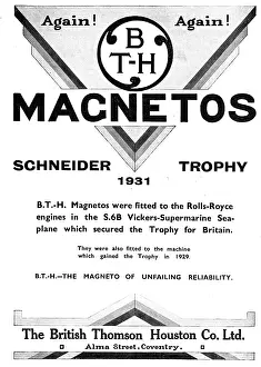 Magnetos: BTH Aero Engine Magnetos - Schneider Trophy