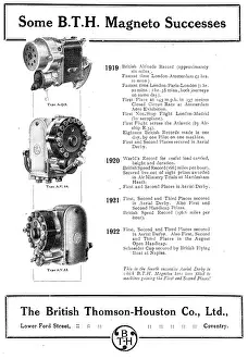Magnetos: BTH Aero-Engine Magnetos Type AQ9 & AV14