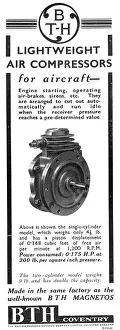 Compressors: BTH Air Compressors For Aircraft 1933