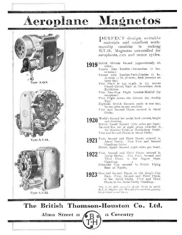 Magnetos: BTH Magnetos 1924 Advert