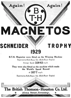 Magnetos: BTH Magnetos 1929