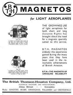 Magnetos: BTH Magnetos Type AG4 & M1 For Light Aeroplanes