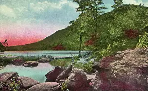 Acadia: Bubble Pond. Mount Desert Island, Acadia National Park