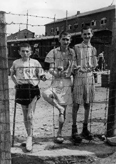Barbwire: Buchenwald concentration camp - liberation