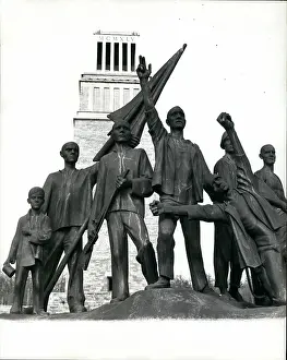 Reminder: Buchenwald concentration camp memorial, Germany