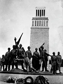 Belltower: Buchenwald memorial, former concentration camp