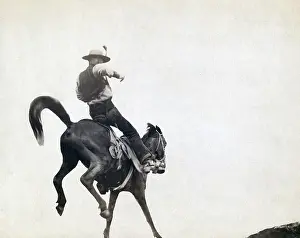 Grabill: Bucking Bronco. Ned Coy, a famous Dakota ?