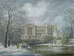Jamess: Buckingham Palace & St James's Park in Snow