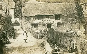 Buckland: Buckland, Devon - pretty village scene