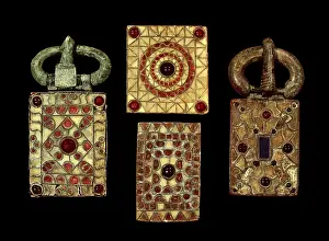 Plaques: Buckles and buckle plaques (6th-7th c.). Visigothic