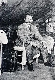 Poacher: Bill Buckley in his tent