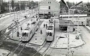 Wiring: Budapest, Hungary - terminus for Tram lines 2 and 24