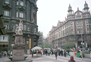 Squares: Budapest old buildings, 1993
