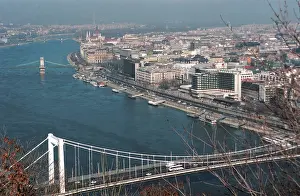 Danube: Budapest - view from Gellert Hill, 1998