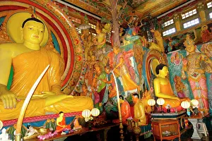 Buddhas: Buddhas in a temple, Colombo, Sri Lanka