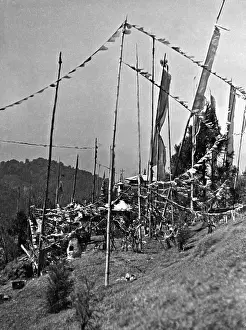 Sikkim: Buddhist monastery in India, 1936