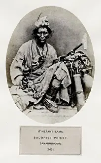 Canning: Buddhist priest, Saharunpoor, India