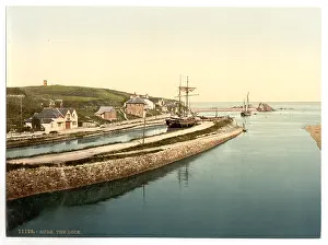 Bude: Bude, the lock, Cornwall, England
