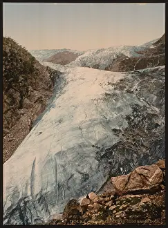 Odda: Buerbrae (i.e. Buarbreen) Glacier, Odde (i.e. Odda), Hardan