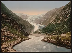 Odda: Buerbrae (i.e. Buarbreen) Glacier, Odde (i.e. Odda), Harda