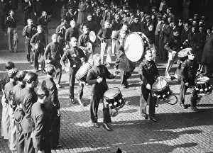 Drummers: BUF march in London, 1934