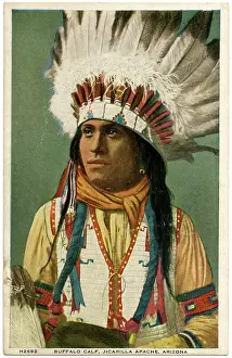 Apache: Buffalo Calf, Jicarilla Apache Indian, Arizona, USA