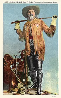 Ranchers: Buffalo Bill Colonel William F. Cody with Saddle