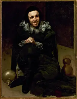 Velazquez: The Buffoon Calabacillas, by Velazquez