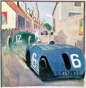 Commonly: The Bugatti Type 32, (car shown in blue), commonly