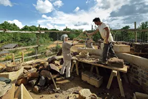 Novo: Builder, Chateau de Guedelon, Treigny, Burgundy, France